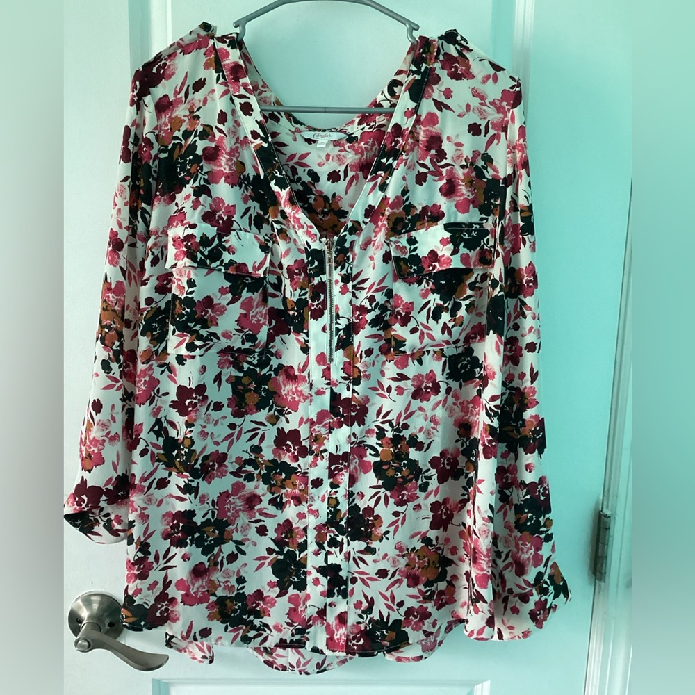 Candies Women’s top Size 1x💐🌺🌻🌸🌼
